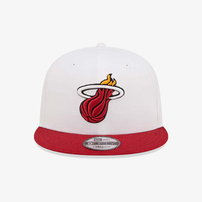 New Era | MIAMI HEAT  { WHITE