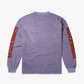 Aries | FADED WINGDINGS LS TEE { PURPLE