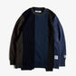 FDMTL | PATCHWORK SWEATSHIRT { NAVY