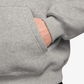 JORDAN | BROOKLYN FLEECE { GREY HEATHER/WHITE