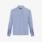 ALMOST GODS | BURNING HEART STRIPED SHIRT { BLUE/WHITE
