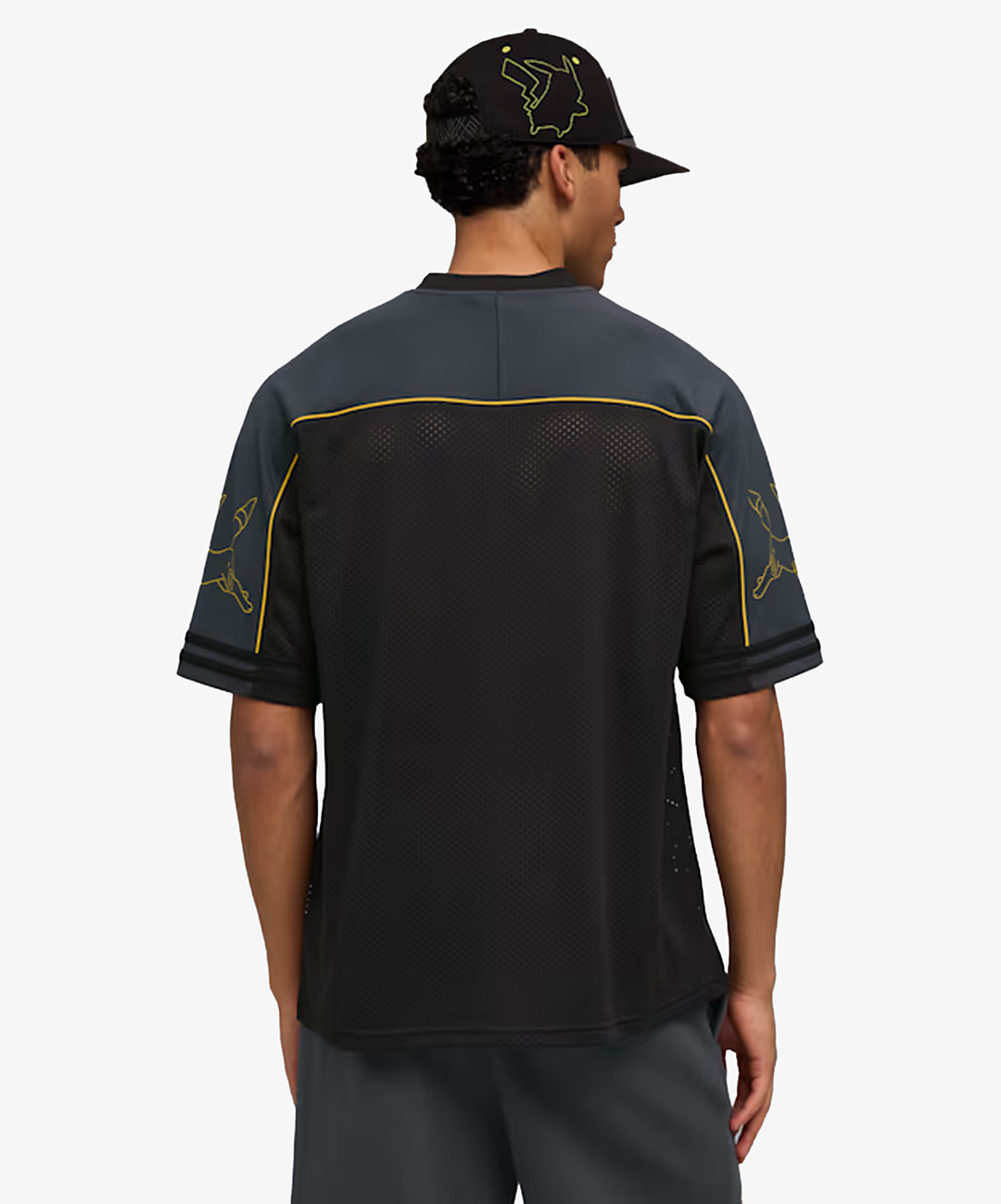 PUMA | X POKEMON OVERSIZED JERSEY { PUMA BLACK – Superkicks