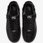 Nike | AIR FORCE 1 '07 { BLACK/BLACK-OFF NOIR-METALLIC SILVER