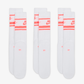 NIKE | SPORTSWEAR DRI-FIT EVERYDAY ESSENTIAL { WHITE/HOT PUNCH/HOT PUNCH