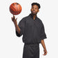 Adidas Originals | BASKETBALL SUEDED 3/4 HALF-ZIP SWEATSHIRT  { CARBON