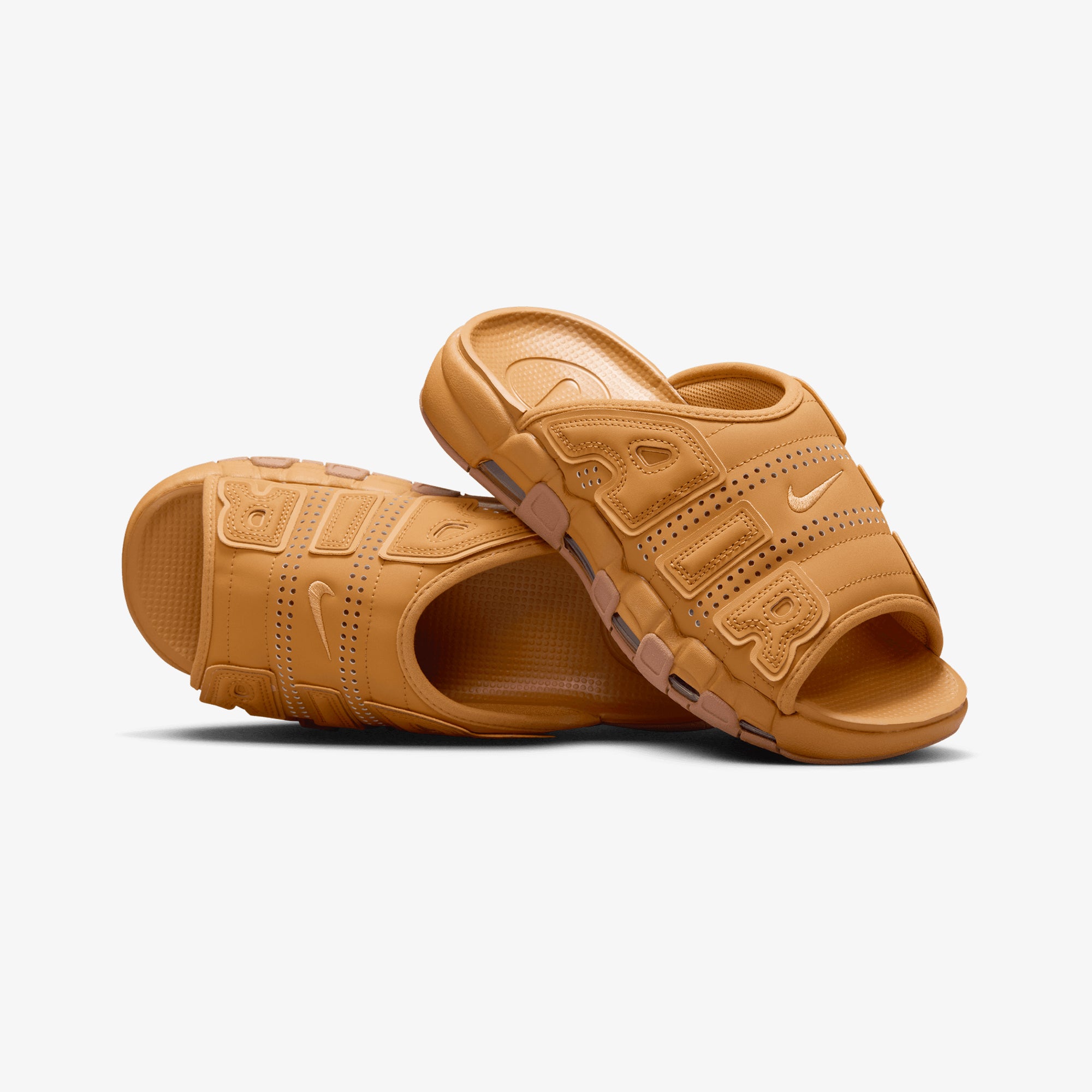 Nike Air More Uptempo ブラウン JORDAN | AIR MORE UPTEMPO { FLAX/FLAX-GUM MED BROWN-CLEAR – Superkicks