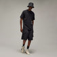 Y-3 | GRAPHIC SHORT SLEEVE TEE  { BLACK