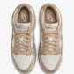 NIKE | DUNK LOW { SAIL/LINEN-WHITE-METALLIC GOLD
