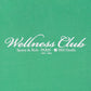 SPORTY & RICH | 1800 HEALTH CREWNECK { VERDE/WHITE