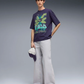 PUMA | HOUSE OF GRAPHICS BOXY TEE { DEEP PLUM