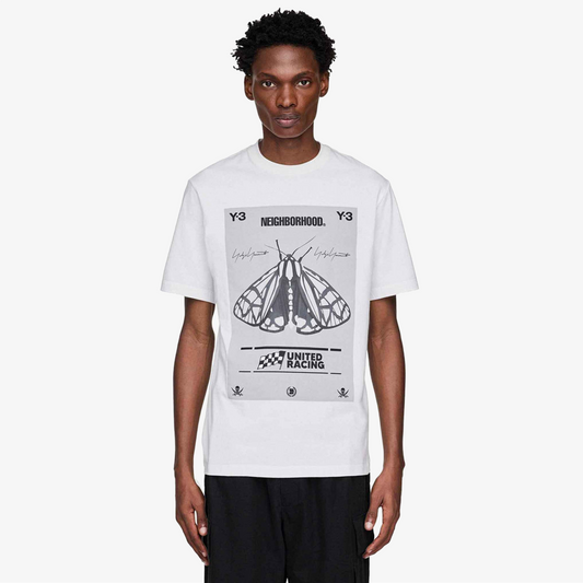 Y-3 | NBHD GRAPHIC TEE { WHITE