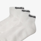 REEBOK | COTTON REGULAR SOCKS (3 PAIR) { WHITE