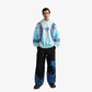 F A R A K | REMINISCENCE HANDMADE HOODIE { BLUE