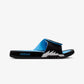 JORDAN | HYDRO 5 RETRO  { BLACK/UNIVERSITY BLUE-WHITE