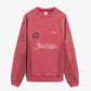PUMA | x KIDSUPER CREW SWEAT { RED
