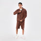 SUPERKICKS | CORDUROY SHORTS { MUD BROWN
