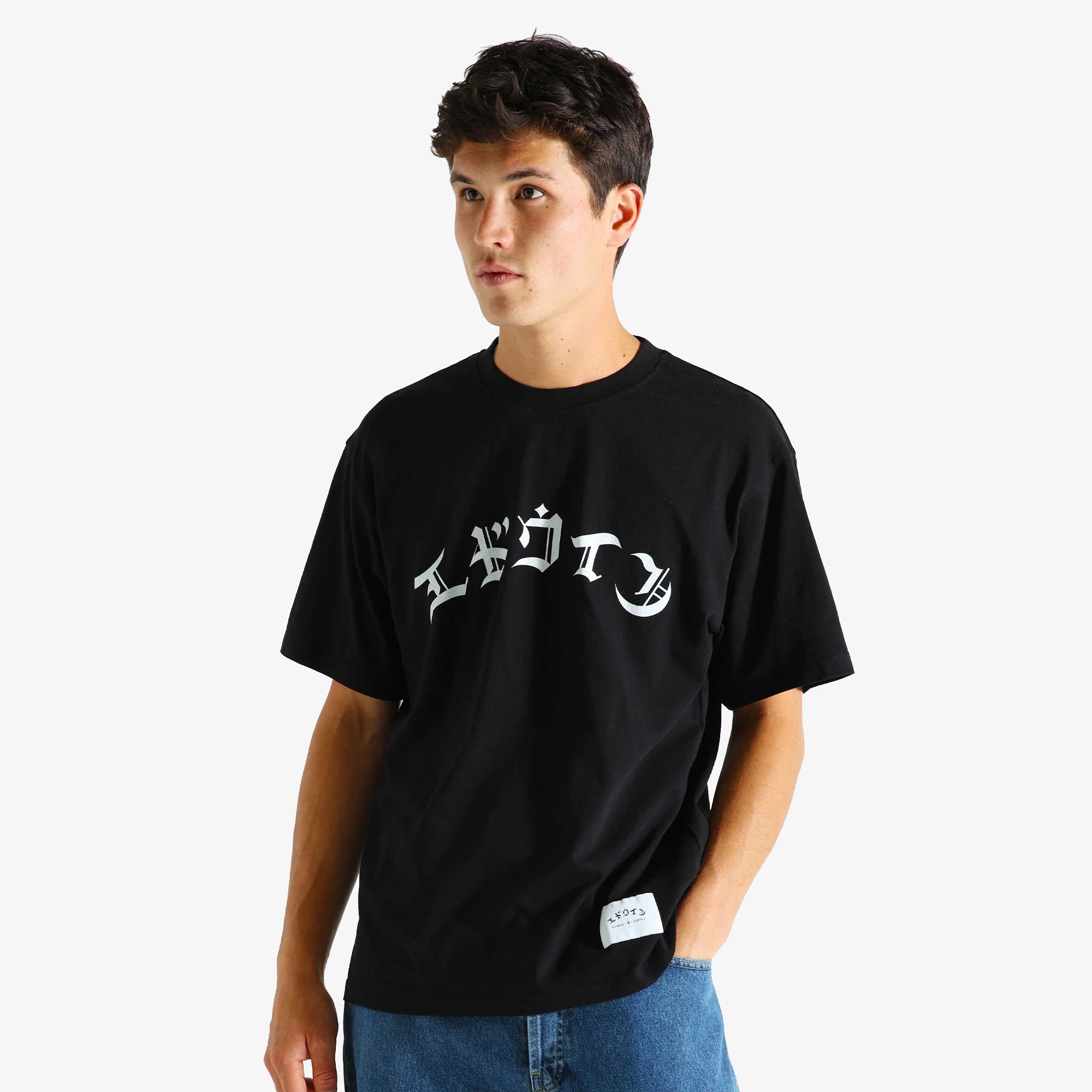 EDWIN | HIGH LIFE LOW LEVELS T-SHIRT { BLACK – Superkicks