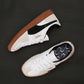 PUMA | PALERMO LTH { PUMA WHITE-VAPOR GRAY-GUM