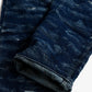 FDMTL | JACQUARD PAINTER PANTS RINSE { INDIGO