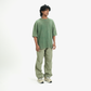 Superkicks | SIGNATURE WASHED TEE { OLIVE GREEN