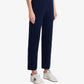 SPORTY & RICH | SRC CABLE-KNIT WOOL CASHMERE TROUSERS { NAVY
