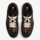 JORDAN | AIR JORDAN 1 LOW SE { BLACK/CHALK-VELVET BROWN