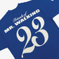 JAYWALKING | FRIENDS OF MR. WALKING T-SHIRT { BLUE