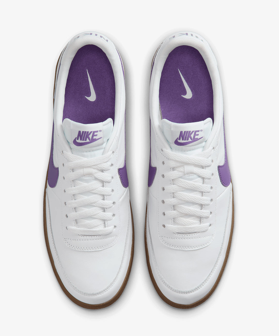 Nike | KILLSHOT 2 LEATHER { WHITE/WILD GRAPE-GUM MED BROWN