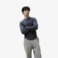 JAYWALKING | BODYCON MEN FULL SLEEVE { GREY