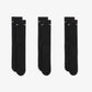 NIKE | EVERYDAY PLUS CUSHIONED { BLACK/WHITE