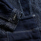 FDMTL | PATCHWORK 3RD JACKET RINSE  { INDIGO