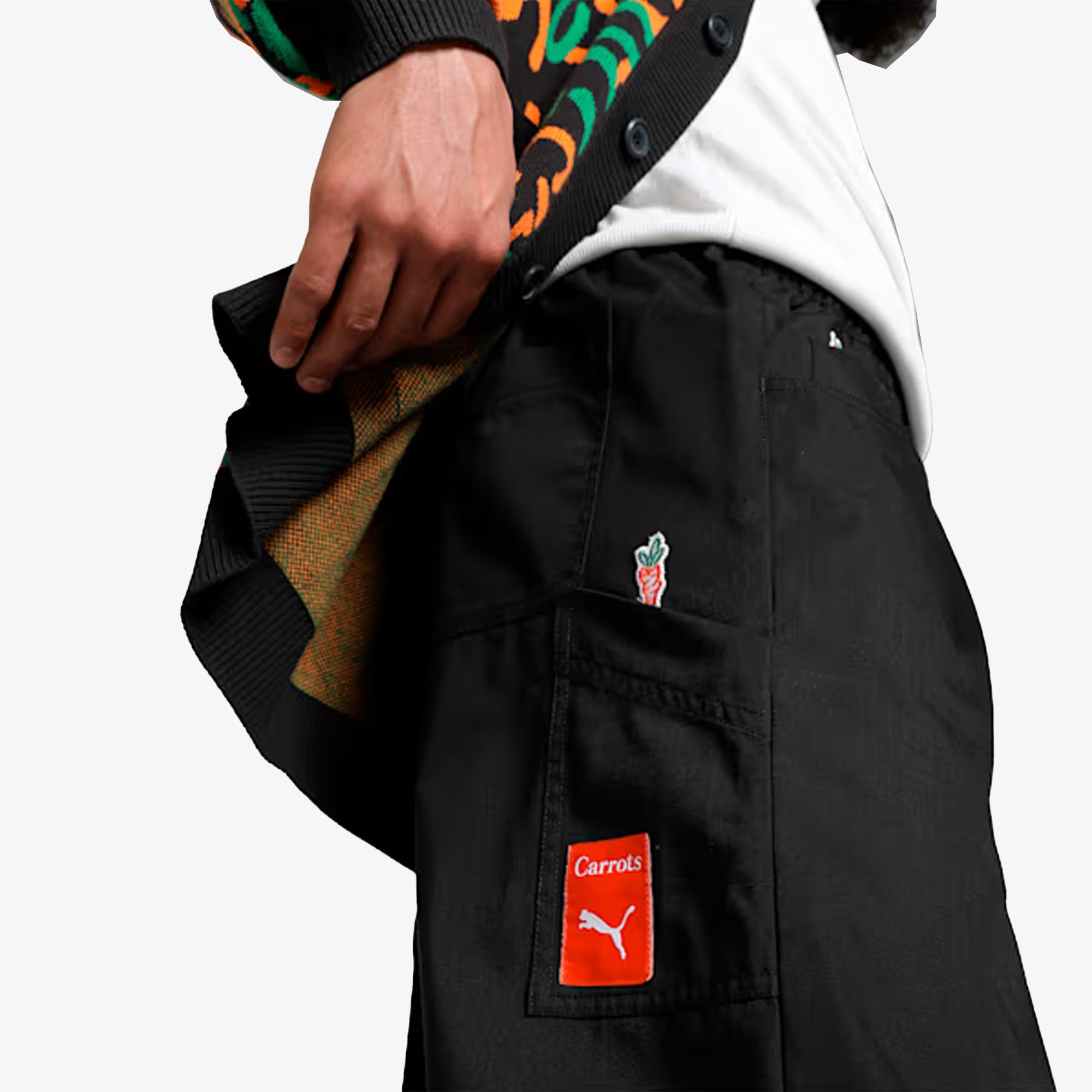 PUMA | x CARROTS RELAXED FIT CARGO PANTS { BLACK – Superkicks