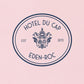 SPORTY & RICH | HOTEL DU CAP T-SHIRT { EDEN PINK/NAVY