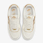 NIKE | WMNS'S AIR FORCE 1 SHADOW { SAIL/METALLIC GOLD-COCONUT MILK