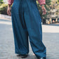 OUR OWN PACE | REALLY WIDE PANTS { BLUE STRIPES
