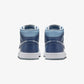 Jordan | AIR JORDAN 1 MID  { SAIL/DIFFUSED BLUE-BLUE GREY-WHITE