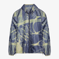 ALMOST GODS | FELT THORN BLOOM RELAXED WINDBREAKER JACKET { NAVY