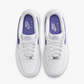 NIKE | AIR FORCE 1 { WHITE/LIGHT THISTLE-WHITE