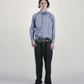 Aries | STRIPE POPLIN CLASSIC SHIRT { GREY