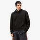 ALMOST GODS | SHATTERED ALPHA CROSS HOODIE { BLACK