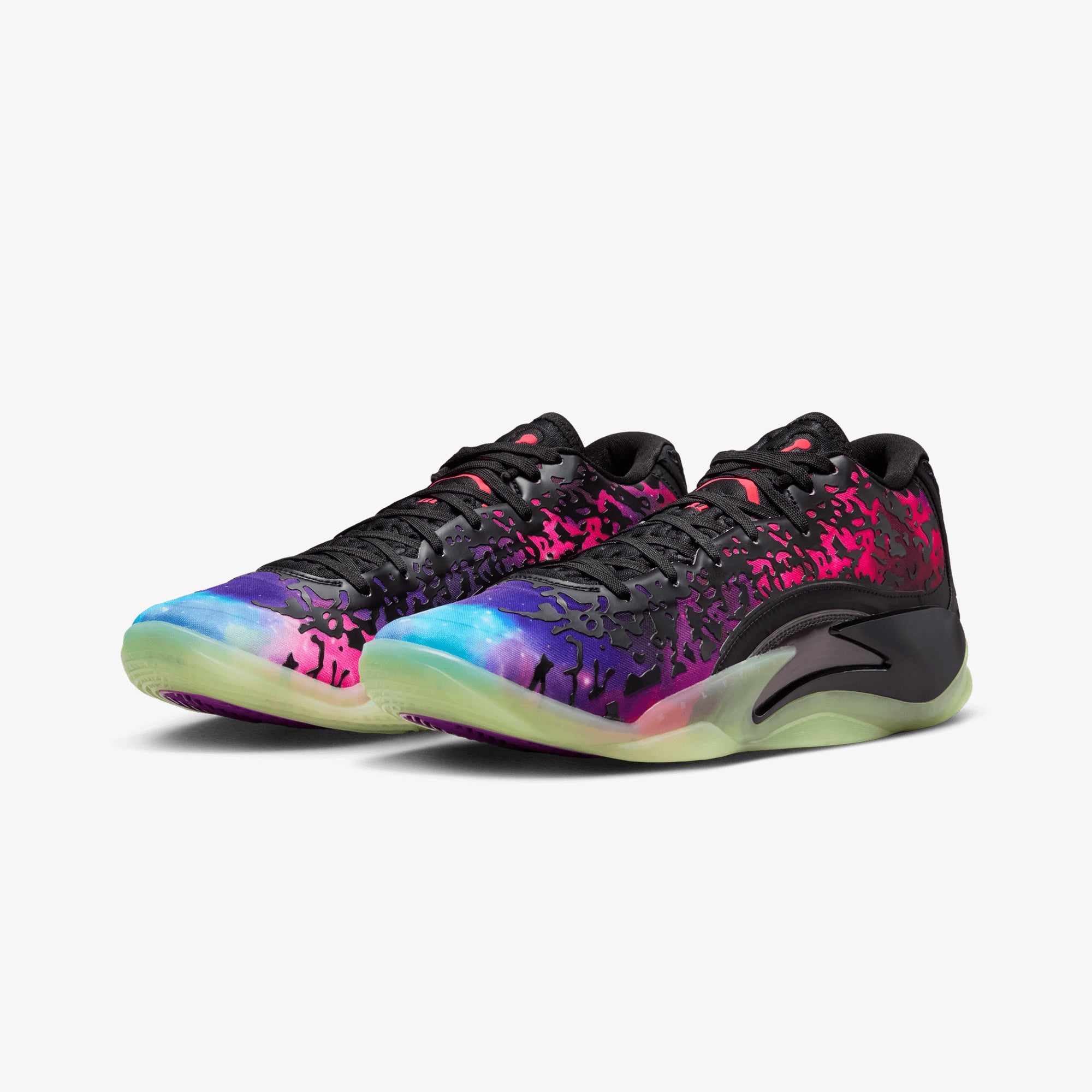その他 JORDAN ZION 3 PF JORDAN | ZION 3 PF { BLACK/SOLAR RED-VIVID PURPLE-BARELY VOLT