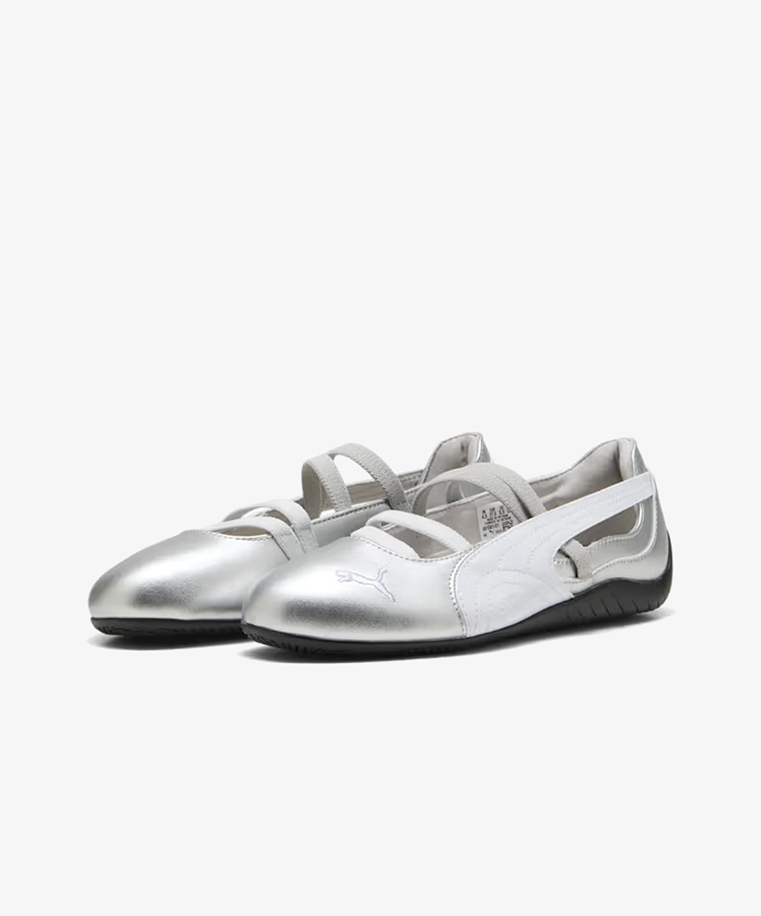 PUMA | SPEEDCAT BALLET METALLIC { SILVER-PUMA WHITE – Superkicks