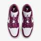 JORDAN | AIR JORDAN 1 LOW { WHITE/BORDEAUX-SAIL