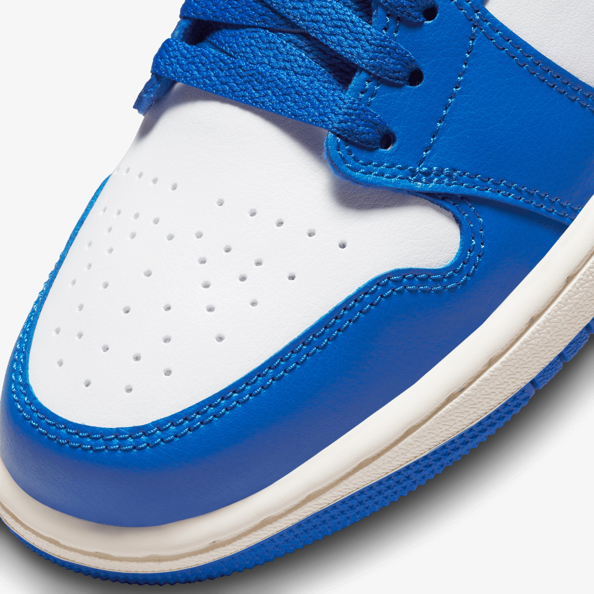Red white and hot sale blue jordan ones