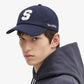 SPORTY & RICH | BOUCLE S WOOL CAP { NAVY