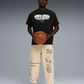 PUMA | SWISH N' INK OVERSIZED BASKETBALL COTTON TEE { PUMA BLACK