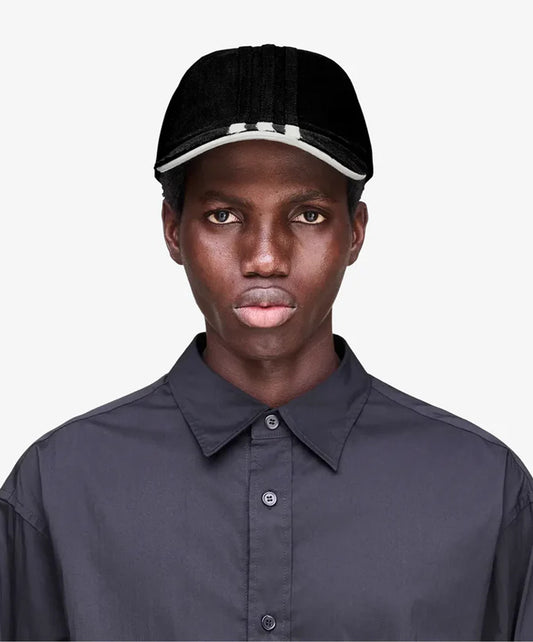 Y-3 | STRIPES CAP { BLACK/WHITE