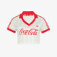 Adidas Originals |  X COCA-COLA CROPPED JERSEY { CORE WHITE