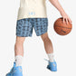 PUMA | HOOPS X LF MOSIAC SHORTS { TEAM LIGHT BLUE