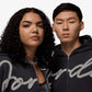 JORDAN | MVP FULL ZIP FLEECE HOODIE { OFF NOIR/SAIL/SAIL
